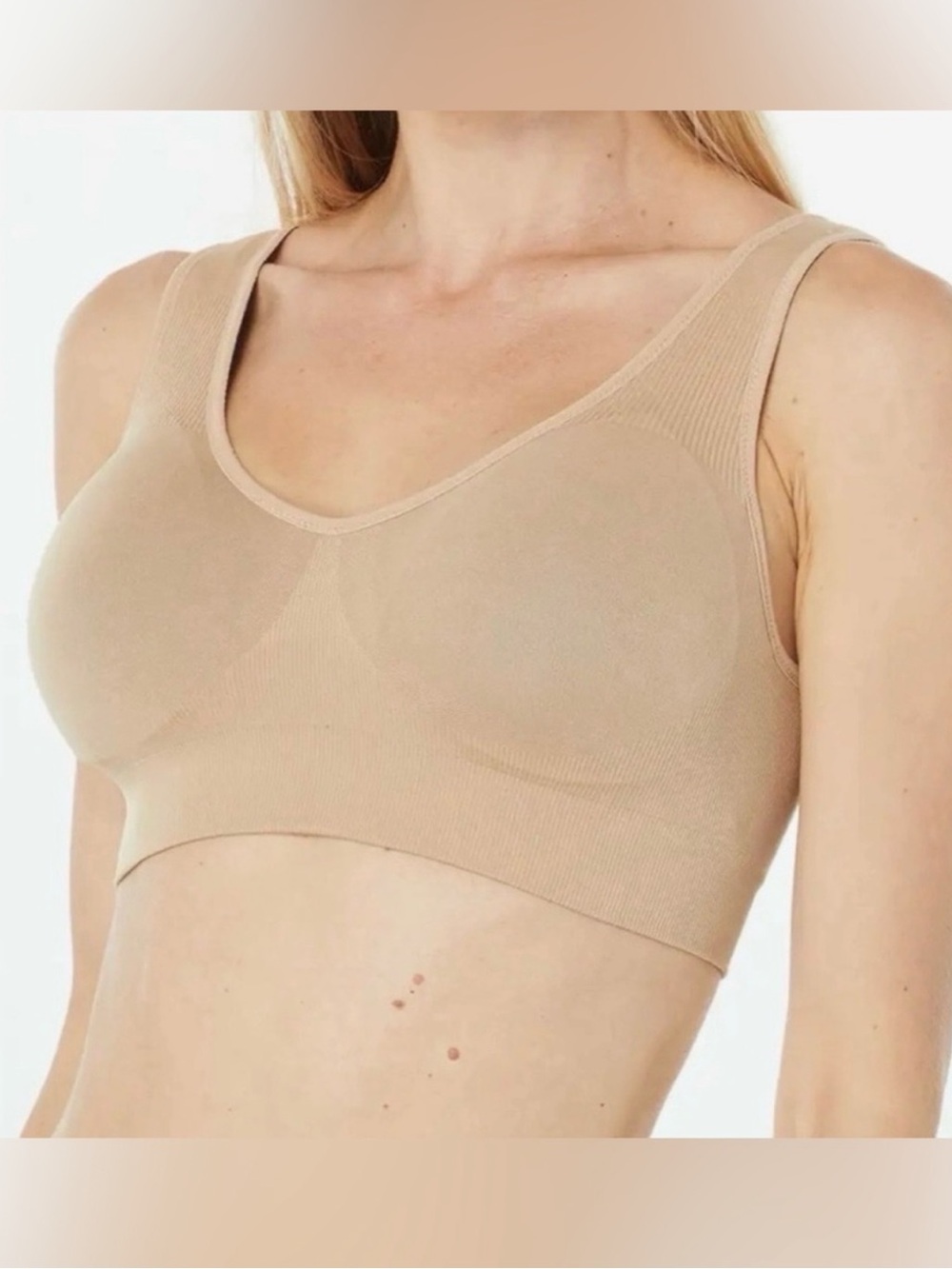 NEW SPANX Breast of Both Worlds Reversible Comfort Bra Black and Nude Beige - Picture 2 of 12
